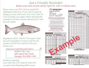 Report your winter catch!